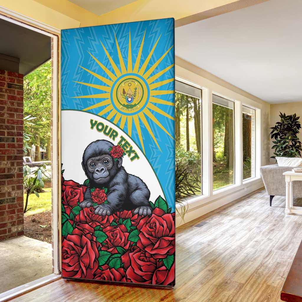 Personalized Rwanda Baby Gorilla Door Cover Kwita Izina 2025