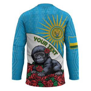 Personalized Rwanda Baby Gorilla Hockey Jersey Kwita Izina 2025