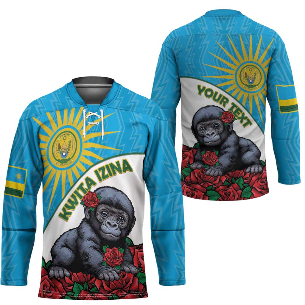 Personalized Rwanda Baby Gorilla Hockey Jersey Kwita Izina 2025