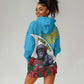 Personalized Rwanda’s Gorilla Naming Hoodie Dress Baby Gorilla Coat Of Arms With Red Rose - African Pride