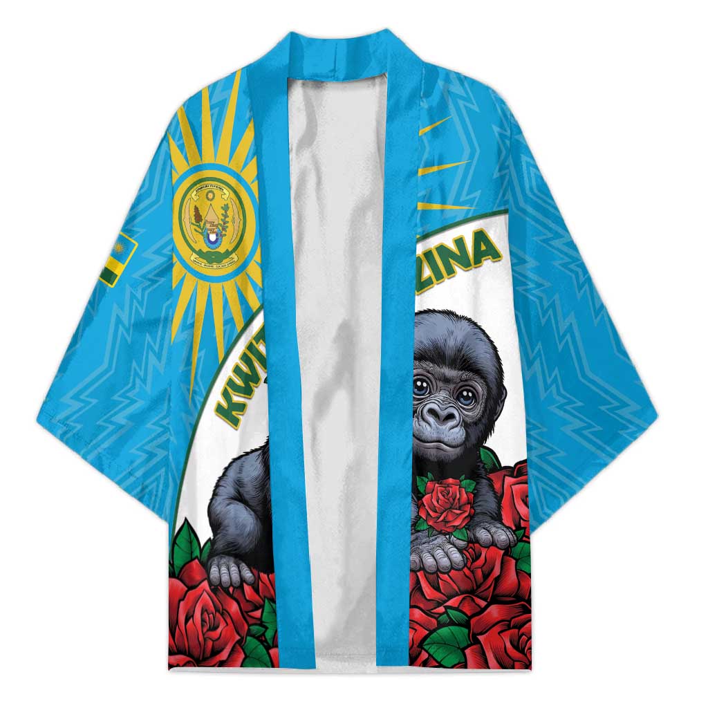 Personalized Rwanda Baby Gorilla Kimono Kwita Izina 2025