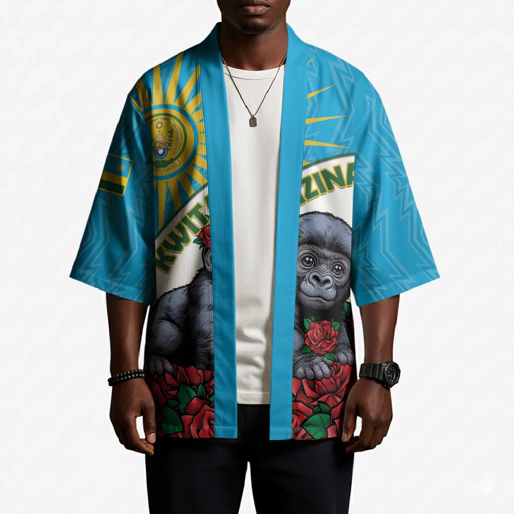 Personalized Rwanda Baby Gorilla Kimono Kwita Izina 2025