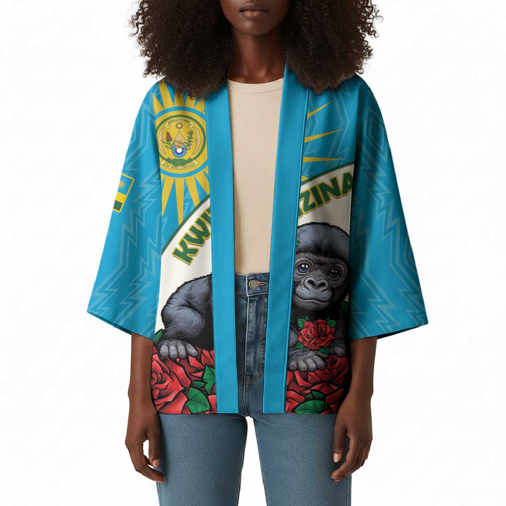 Personalized Rwanda Baby Gorilla Kimono Kwita Izina 2025