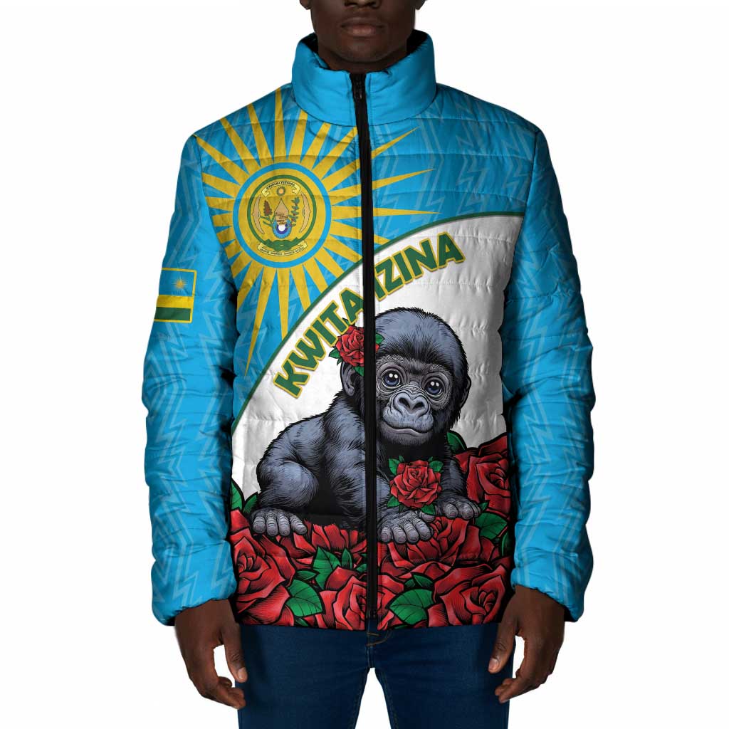 Personalized Rwanda Baby Gorilla Padded Jacket Kwita Izina 2025