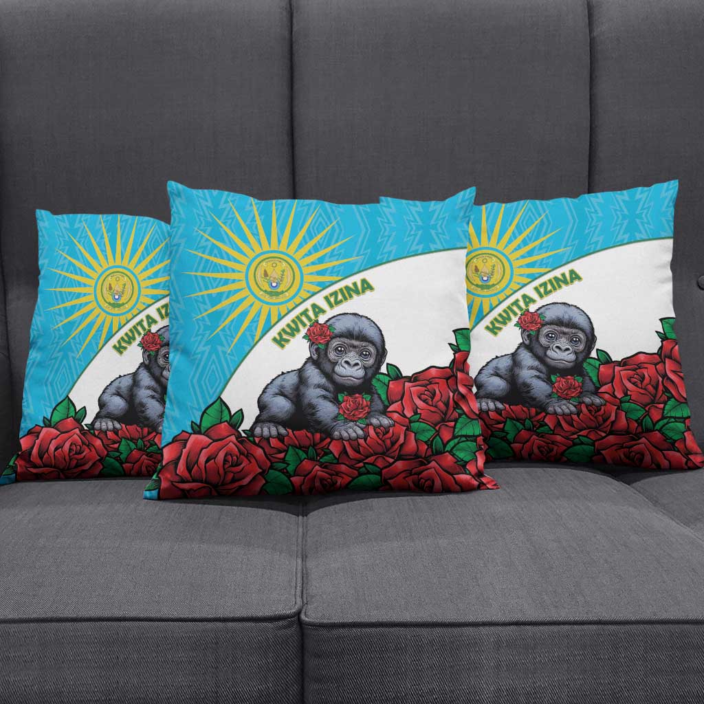 Rwanda Baby Gorilla Pillow Cover Kwita Izina 2025