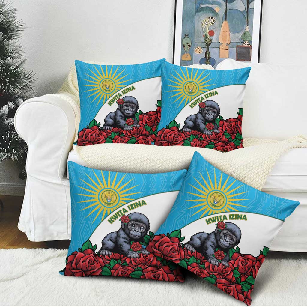 Rwanda Baby Gorilla Pillow Cover Kwita Izina 2025