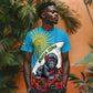 Personalized Rwanda’s Gorilla Naming T shirt Baby Gorilla Coat Of Arms With Red Rose - African Pride