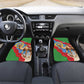 Personalised Eritrea Arabian Camel Car Mats Gerbera Flower - Flag Color