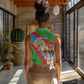 Personalised Eritrea Arabian Camel Women Sleeveless Polo Shirt Gerbera Flower - Flag Color
