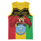 Personalized Afro Mali Vulture Basketball Jersey Coat Of Arms - Bogolan Pattern LT15