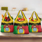 Personalized Afro Mali Vulture Grocery Bag Coat Of Arms - Bogolan Pattern