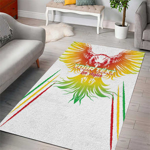 Mali Football Custom Area Rug Go Eagles - White Color