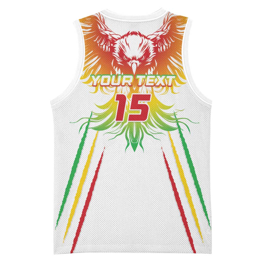 Mali Football Custom Basketball Jersey Go Eagles - White Color LT15