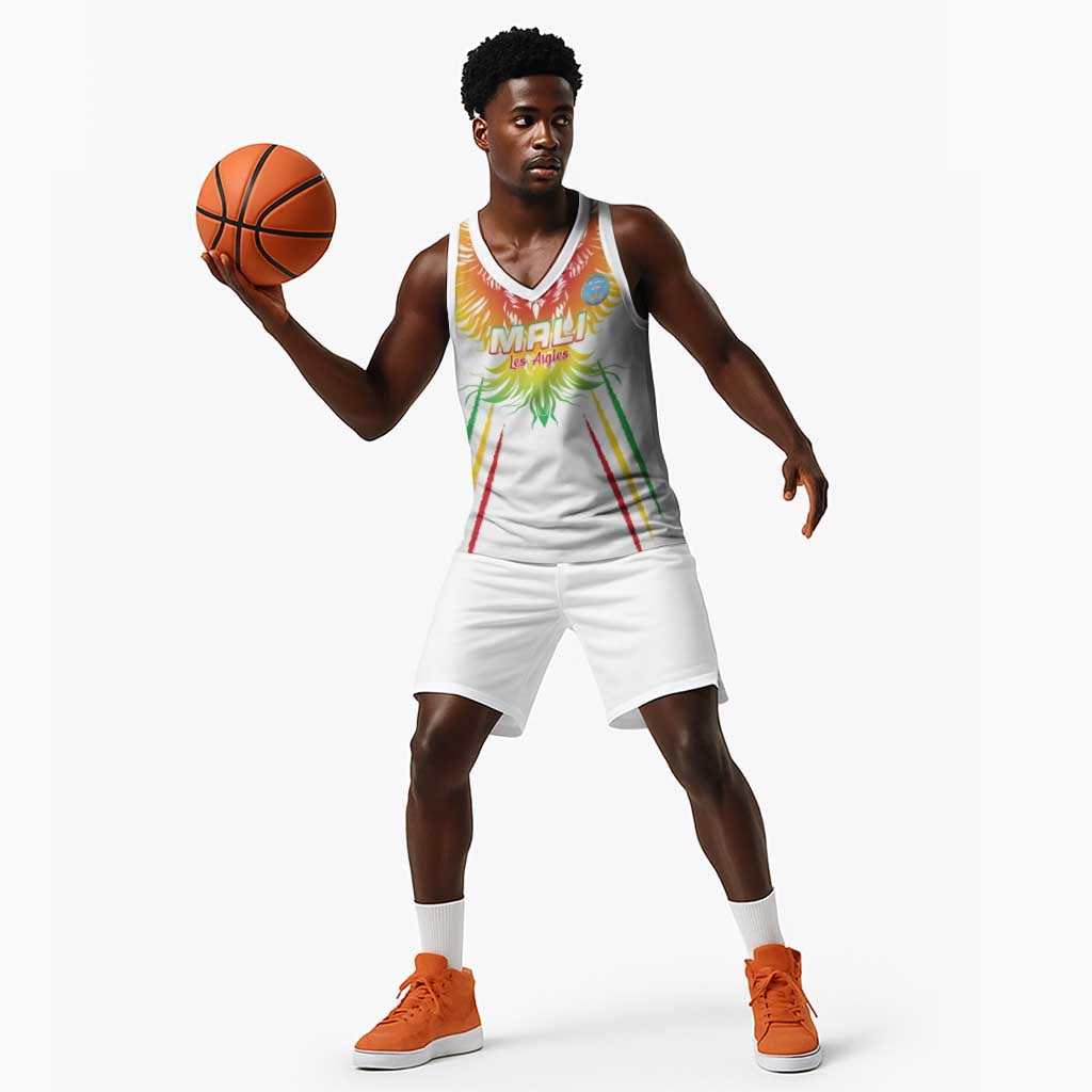 Mali Football Custom Basketball Jersey Go Eagles - White Color LT15