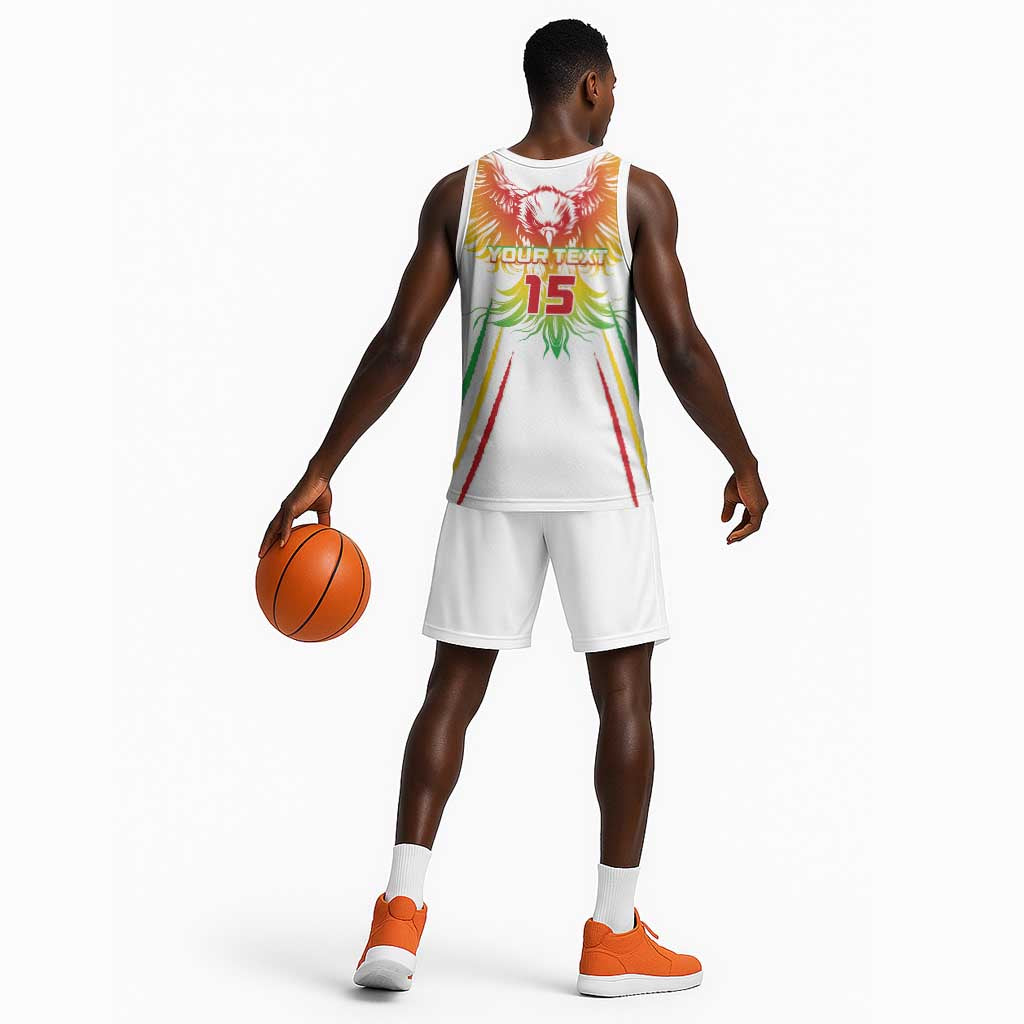 Mali Football Custom Basketball Jersey Go Eagles - White Color LT15