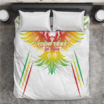 Mali Football Custom Bedding Set Go Eagles - White Color
