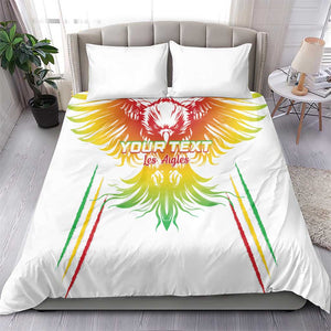 Mali Football Custom Bedding Set Go Eagles - White Color