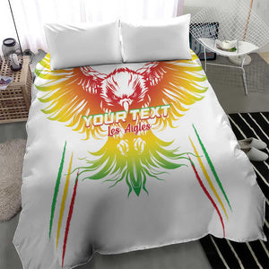 Mali Football Custom Bedding Set Go Eagles - White Color