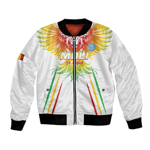 Mali Football Custom Bomber Jacket Go Eagles - White Color