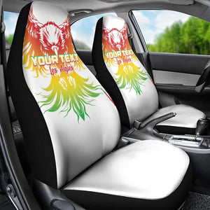 Mali Football Custom Car Seat Cover Go Eagles - White Color