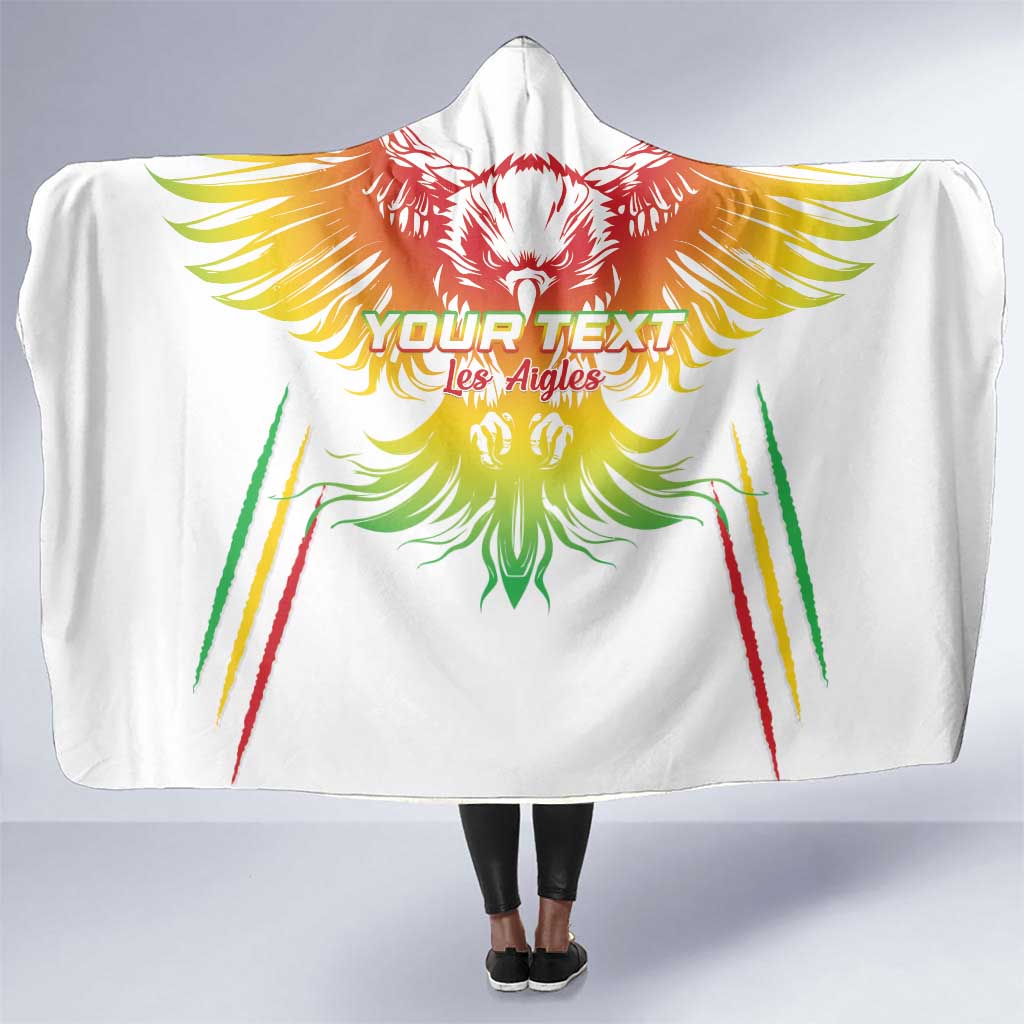 Mali Football Custom Hooded Blanket Go Eagles - White Color