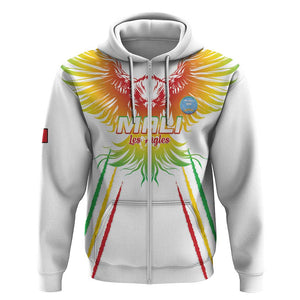 Mali Football Custom Hoodie Go Eagles - White Color