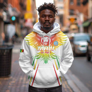 Mali Football Custom Hoodie Go Eagles - White Color