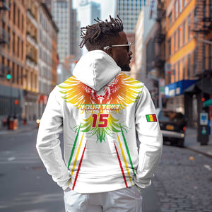 Mali Football Custom Hoodie Go Eagles - White Color