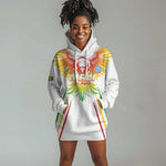 Mali Football Custom Hoodie Dress Go Eagles - White Color