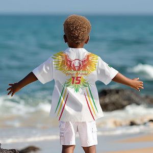 Mali Football Custom Kid Hawaiian Shirt Go Eagles - White Color