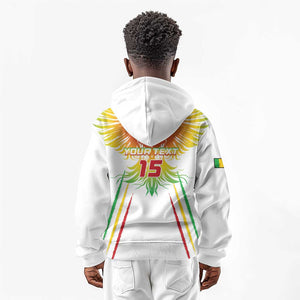 Mali Football Custom Kid Hoodie Go Eagles - White Color