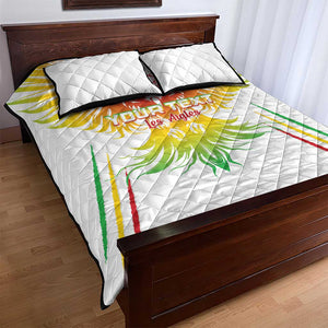 Mali Football Custom Quilt Bed Set Go Eagles - White Color