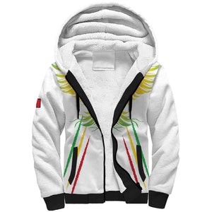 Mali Football Custom Sherpa Hoodie Go Eagles - White Color