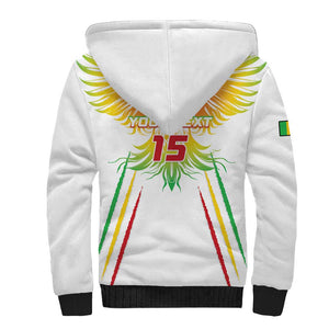 Mali Football Custom Sherpa Hoodie Go Eagles - White Color