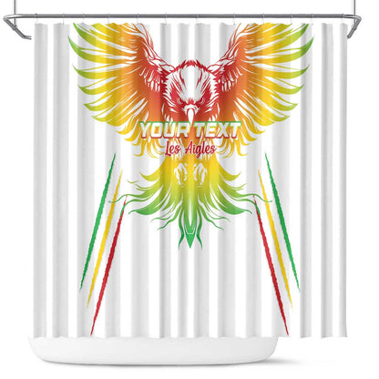 Mali Football Custom Shower Curtain Go Eagles - White Color