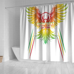 Mali Football Custom Shower Curtain Go Eagles - White Color