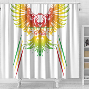 Mali Football Custom Shower Curtain Go Eagles - White Color