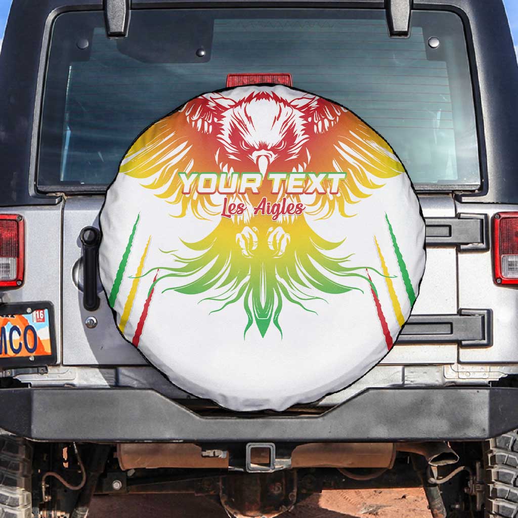 Mali Football Custom Spare Tire Cover Go Eagles - White Color