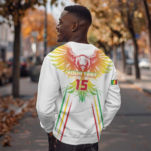 Mali Football Custom Sweatshirt Go Eagles - White Color