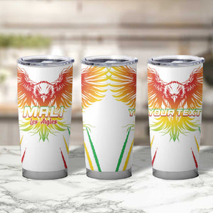 Mali Football Custom Tumbler Cup Go Eagles - White Color