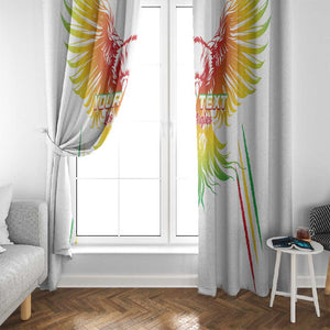 Mali Football Custom Window Curtain Go Eagles - White Color