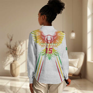 Mali Football Custom Women Casual Shirt Go Eagles - White Color