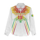 Mali Football Custom Women Casual Shirt Go Eagles - White Color LT15
