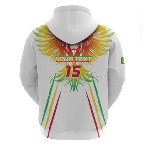 Mali Football Custom Zip Hoodie Go Eagles - White Color