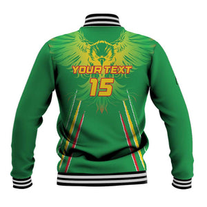 Mali Football Custom Baseball Jacket Go Eagles - Green Color