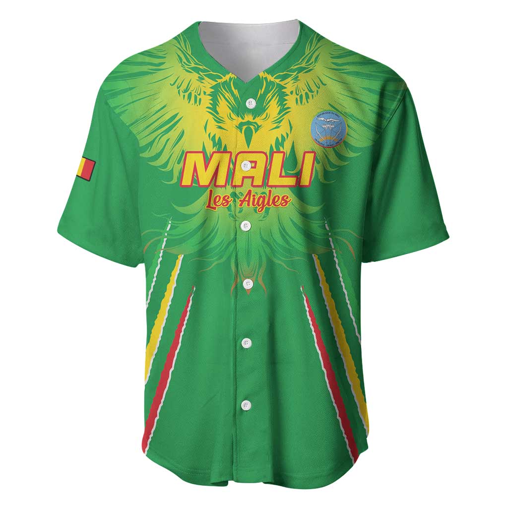 Mali Football Custom Baseball Jersey Go Eagles - Green Color