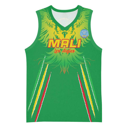 Mali Football Custom Basketball Jersey Go Eagles - Green Color LT15