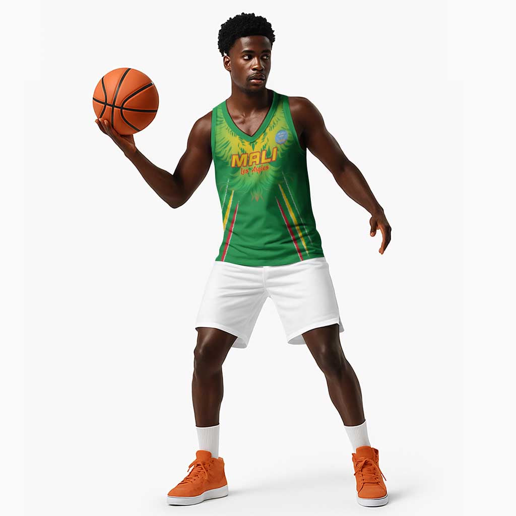 Mali Football Custom Basketball Jersey Go Eagles - Green Color LT15