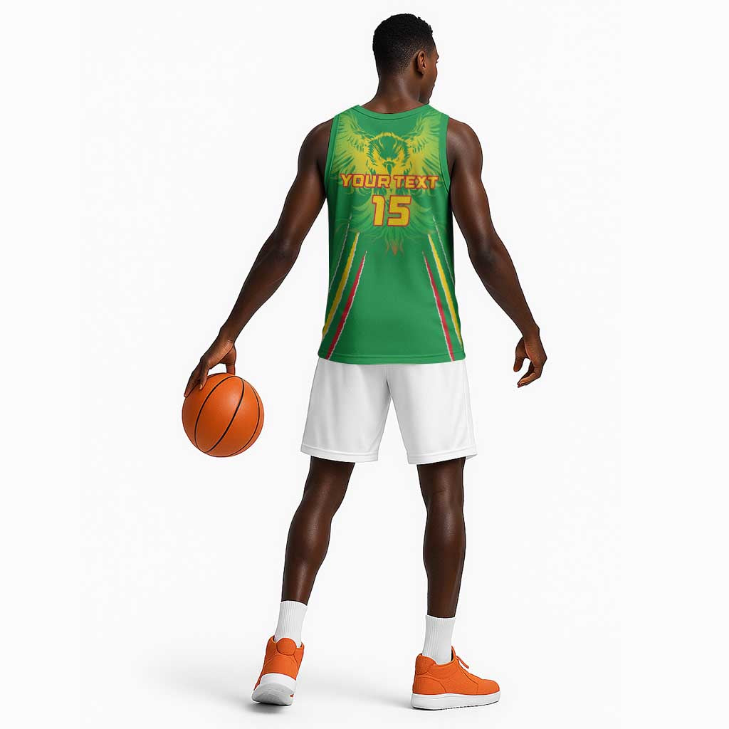Mali Football Custom Basketball Jersey Go Eagles - Green Color LT15