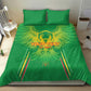 Mali Football Custom Bedding Set Go Eagles - Green Color